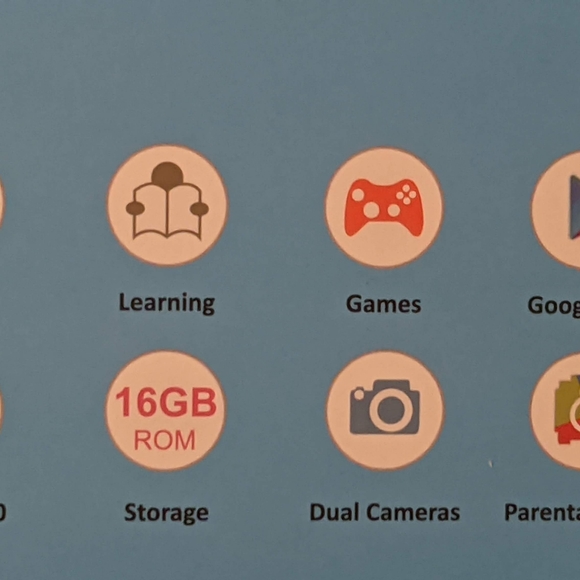 Contixo Kids Learning Tablet V8-2 Android 8.1 Bluetooth WiFi Educational Games - Picture 7 of 9